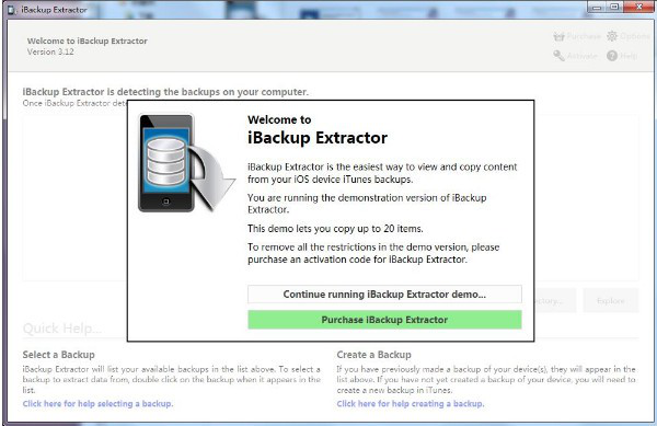 iBackupExtractor(iOS备份还原软件)截图1