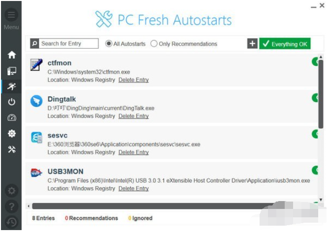 PCFresh(系统优化工具)截图2