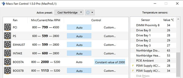 MacsFanControl(电脑风扇控制软件)截图1