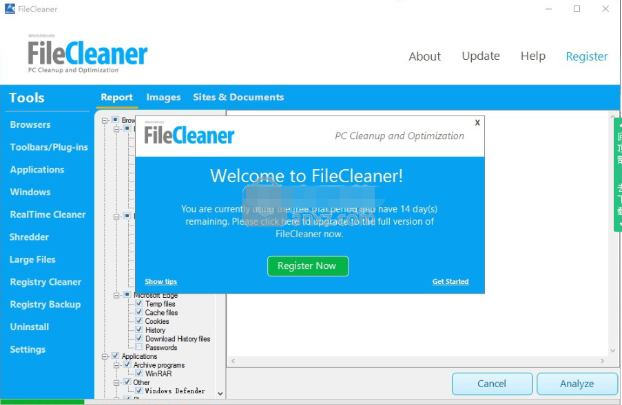 FileCleaner(文件清理工具)截图1