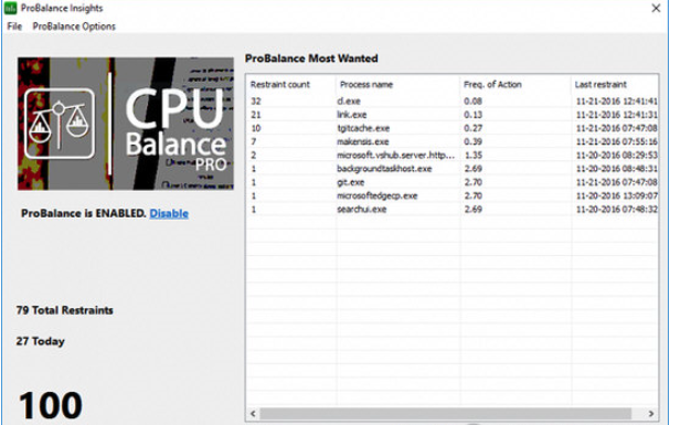 CPUBalance(CPU系统进程优化工具)截图1