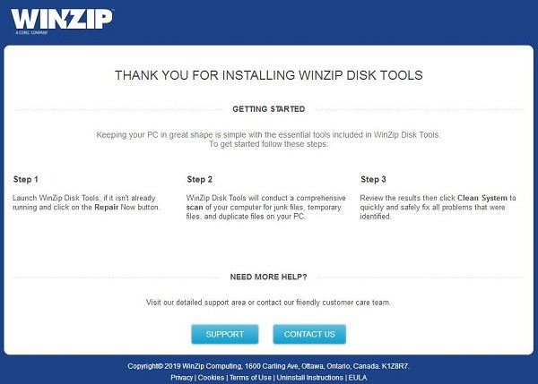 WinZipDiskTools(磁盘垃圾清理工具)截图1
