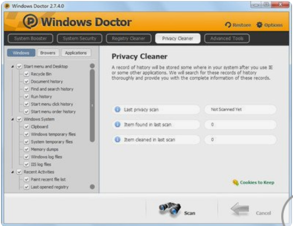 系统优化清理软件(WindowsDoctor)截图2