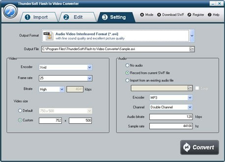 ThunderSoftFlashtoAVIConverter截图3