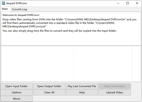 AmpedDVRConv(监控视频格式转换软件)截图1