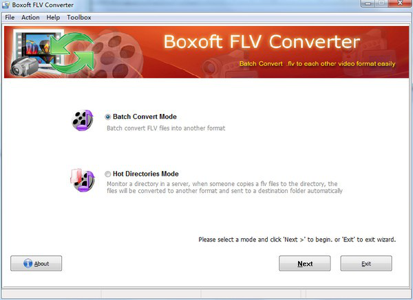 BoxoftFLVConverter(FLV格式转换软件)截图1