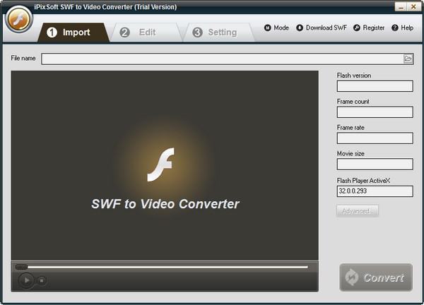 iPixSoftSWFtoVideoConverter(视频转换软件)截图1