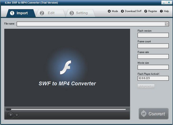 iLikeSWFtoMP4Converter截图1