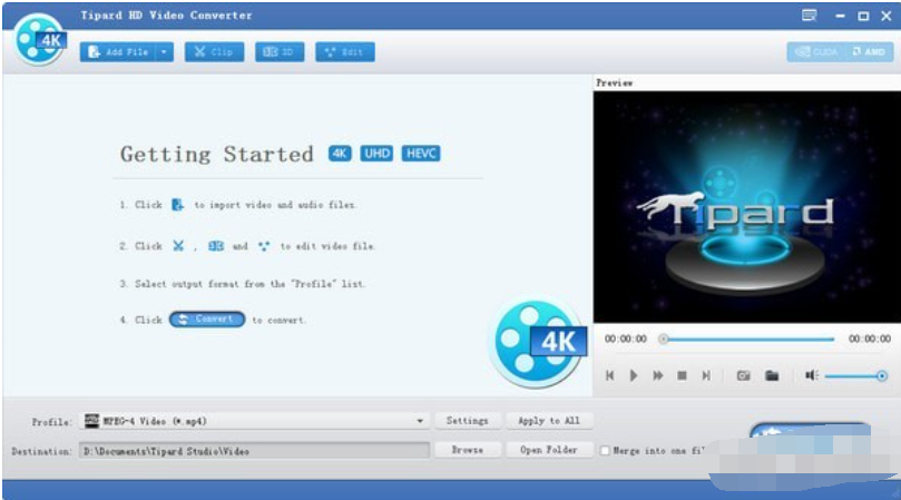 TipardHDVideoConverter(高清视频转换工具)截图1