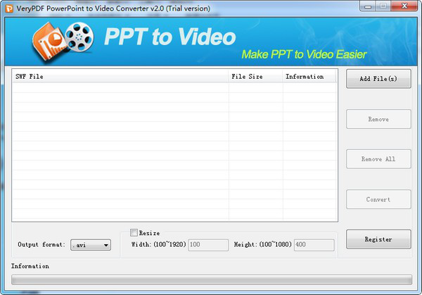 VeryPDFPowerPointtoVideoConverter截图1