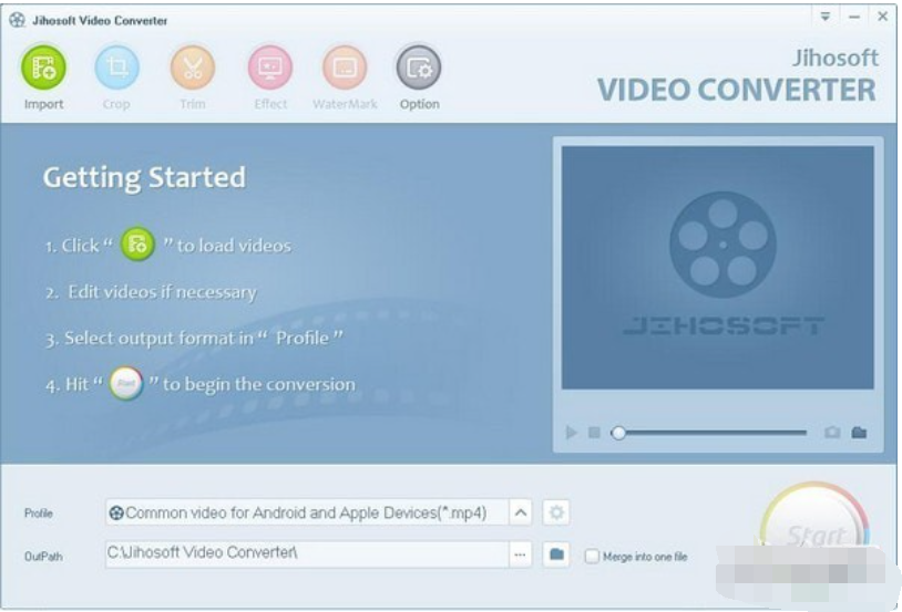 JihosoftVideoConverter(视频格式转换工具)截图1