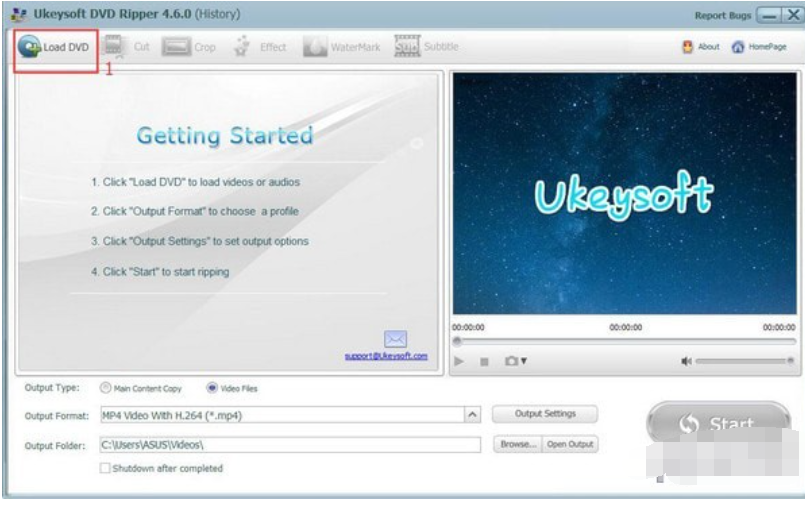 UkeysoftDVDRipper(DVD转换软件)截图1