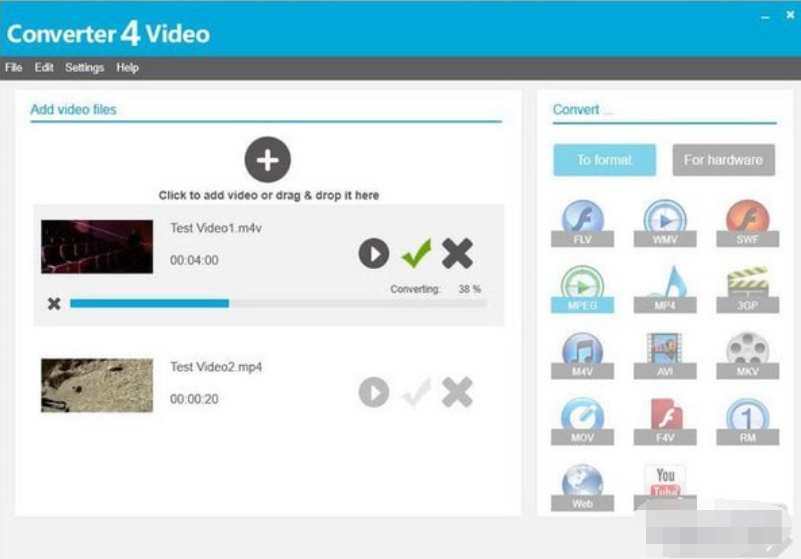 Converter4Video(视频格式转换器)截图1