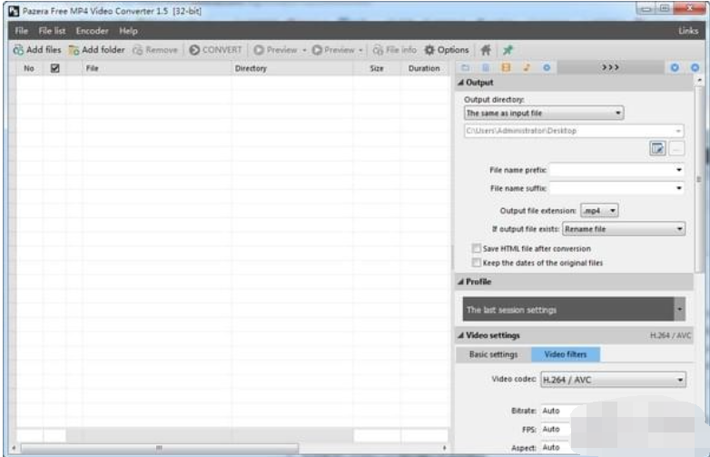 PazeraFreeMP4VideoConverter截图1