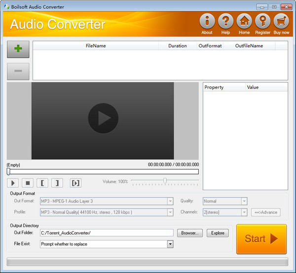 BoilsoftAudioConverter(音频格式转换工具)截图1