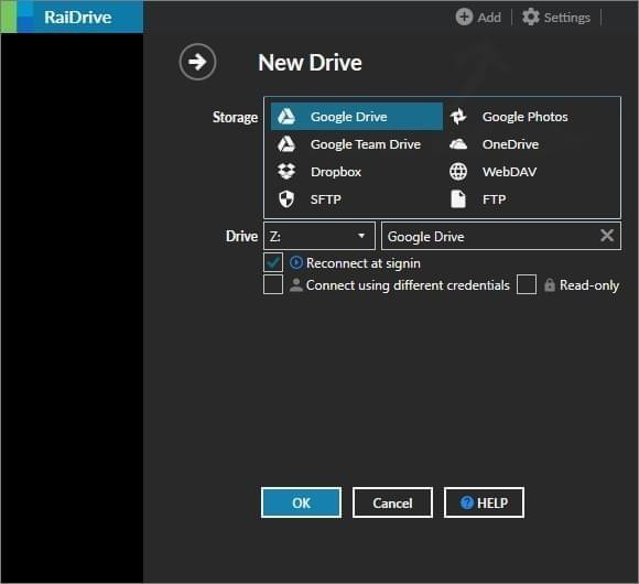 RaiDrive(网盘映射到本地工具)截图2